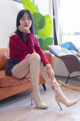 NO.120 小甜豆-高跟长靴、白棉袜、裸足[170P+1V／6.92GB]