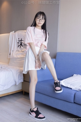 091期：稚予-板鞋、淡粉色船袜、黑色船袜、裸足【148P+1V】