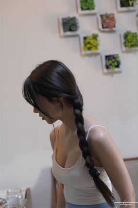 10529一月蓝色瑜伽k【594P】吊带紧身瑜伽裤长腿美女套图