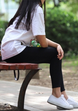 094 大学生系列2019年-12月 X3 活动模特3 公园短丝 短袜 [211P-1...