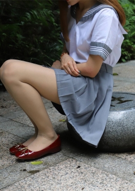 083 大学生系列 2019年-10月 X1 活动模特1 户外JK制服长丝 [331P...