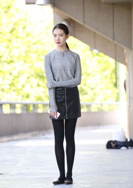 DXG-Z3-1-007【314P】皮短裙黑丝足大长腿美女同--套图