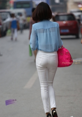 白裤，气质女
