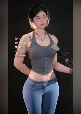 75559-75562低腰紧身牛仔裤大长腿美女视频