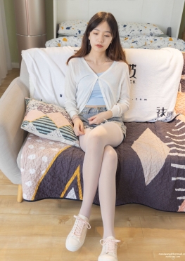 袜Bo-102小甜D【140P+1V】穿着白丝的牛仔热裤美足女同--套图