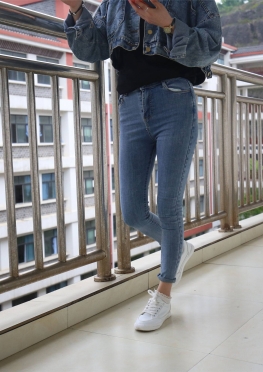 082 大学生系列 2019年-10月 05 活动模特3 裤里丝+蕾丝短袜 [16...