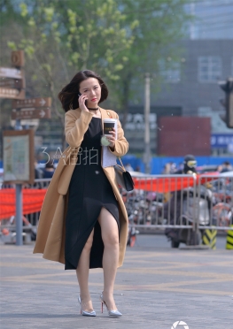 魔镜街拍第一站高跟长腿迷人美女套图